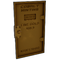 Minted Gold Armored Door