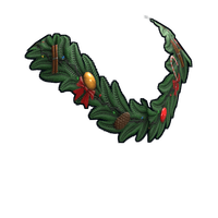 Christmas Wreath Poncho