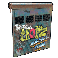 Chop Shop Garage Door