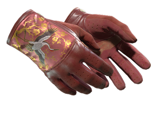 ★ Driver Gloves | Brocade Crane (Field-Tested)