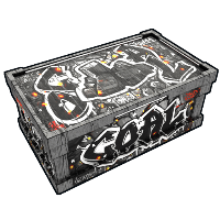 Graffiti Charcoal Storage