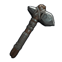 Low Poly Stone Hatchet