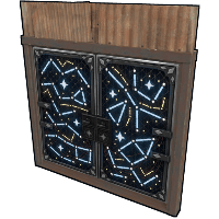 Constellations Metal Double Door