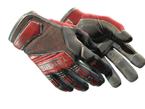 ★ Specialist Gloves | Crimson Web (Minimal Wear)