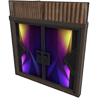 Tempered Sheet Metal Double Door