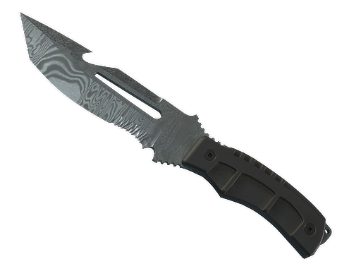 ★ StatTrak™ Survival Knife | Damascus Steel (Battle-Scarred)