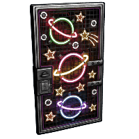 Outer Planets Metal Door