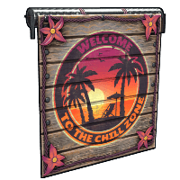 Chill Zone Garage Door