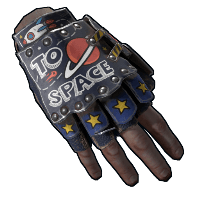 Space Raider Roadsign Gloves
