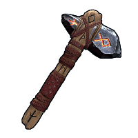 Ancient Runic Stone Hatchet