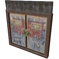 Porcelain Armored Double Door