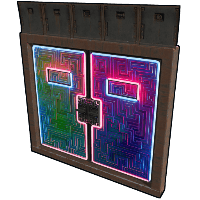 Neon Bismuth Armored Double Door