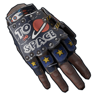 Space Raider Roadsign Gloves