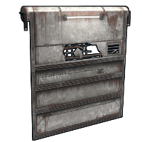 Brutalist Garage Door