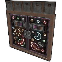 Outer Planets Armored Double Door