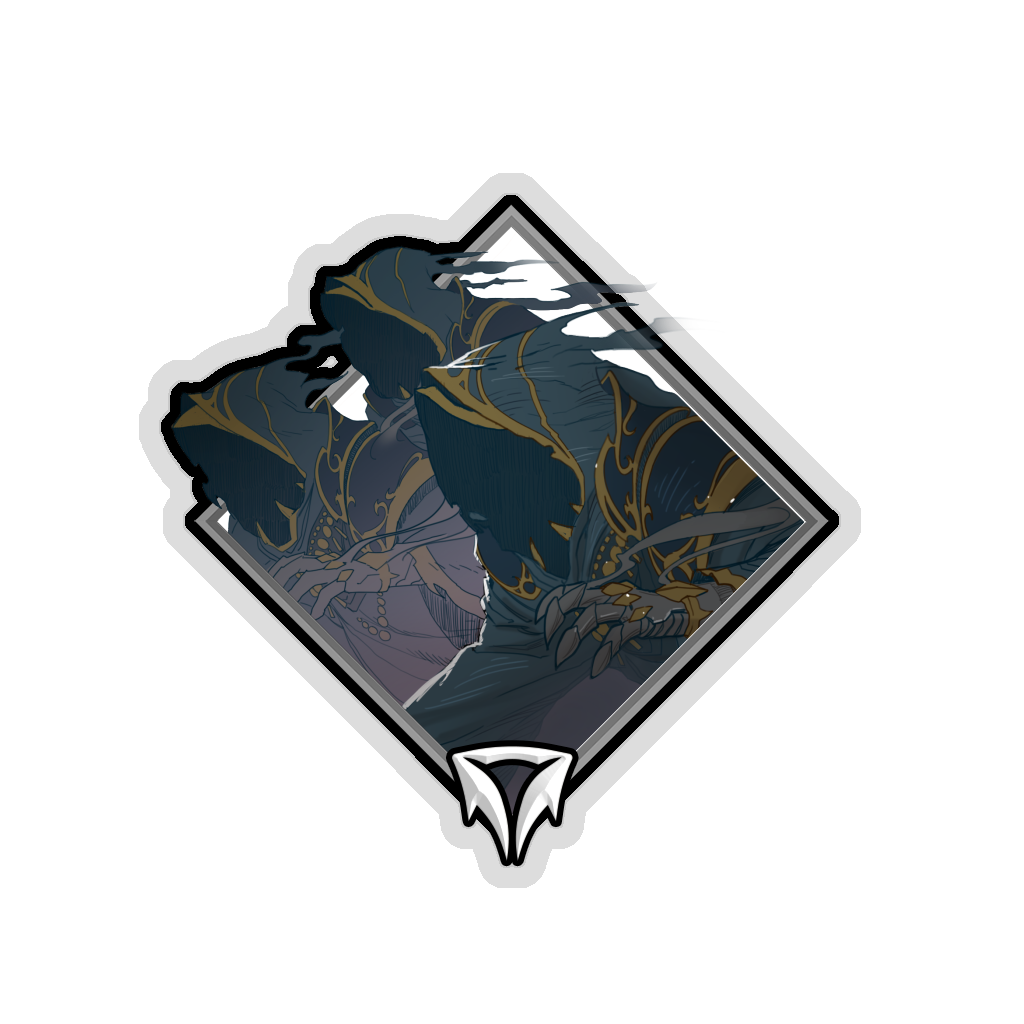 Gold Crownfall Sticker - The Collectors