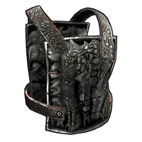 Black Alligator Metal Chest Plate