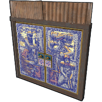 Porcelain Sheet Metal Double Door