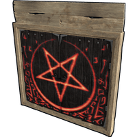 Wooden Double Door from Hell