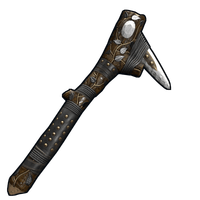 Silver Leaf Stone Pickaxe