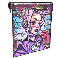 Lovers' Arrow Garage Door