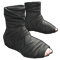 Burlap Ninja Slippers