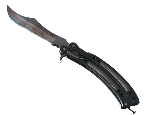 ★ StatTrak™ Butterfly Knife | Rust Coat (Well-Worn)