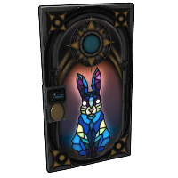 Easter Bunny Sheet Metal Door
