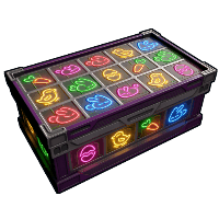 Neon Bunnies Large Wooden Box