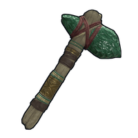 Aztec Jade Hachet