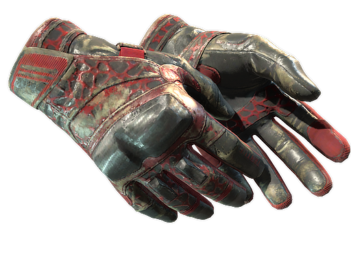 ★ Moto Gloves | Blood Pressure (Battle-Scarred)