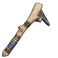 Mosaic Stone Pick Axe