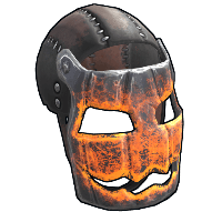 Glowing Metal Pumpkin Mask