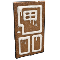 Gingerbread Wooden Door