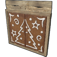 Ginger Bread Wooden Double Door