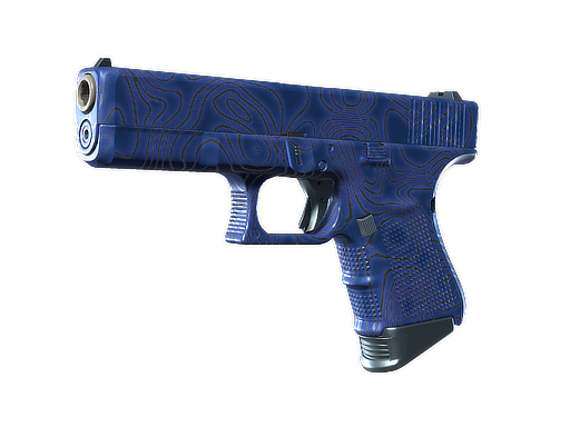 Glock-18 | Ocean Topo (Minimal Wear)