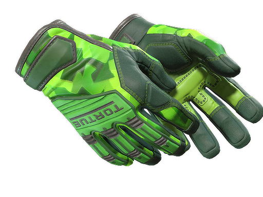 ★ Specialist Gloves | Lime Polycam (Minimal Wear)