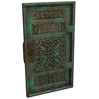 Corroded Bronze Door
