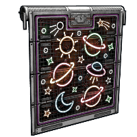 Outer Planets Garage Door