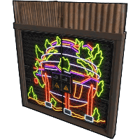 Neon Dome Double Door