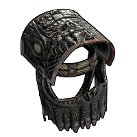Black Alligator Helmet