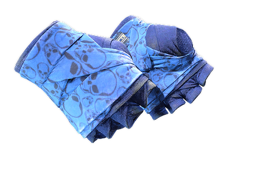 ★ Hand Wraps | Cobalt Skulls (Field-Tested)
