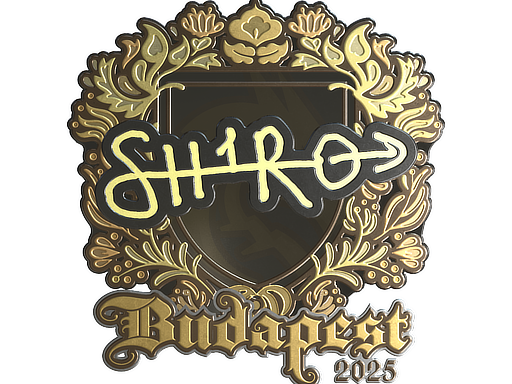 Sticker | sh1ro (Gold) | Budapest 2025