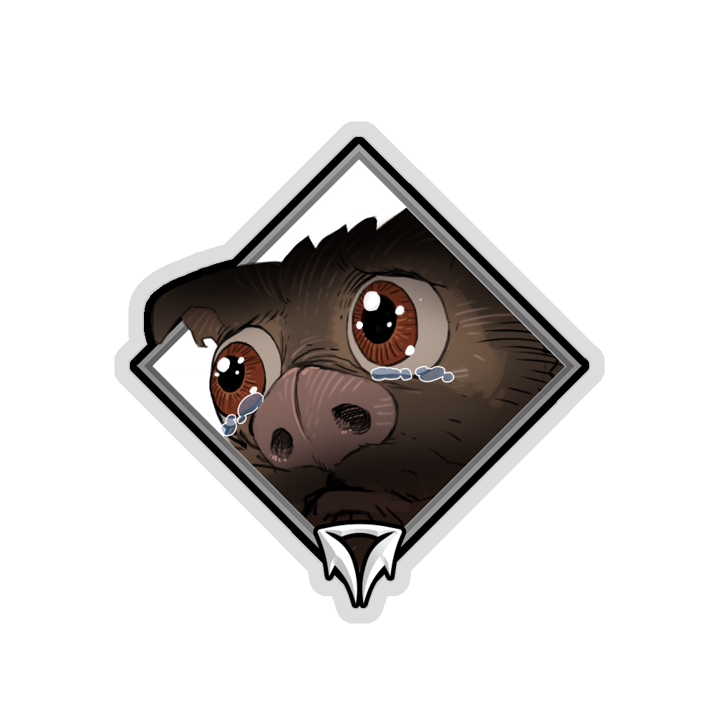 Crownfall Sticker - Sad Snotty