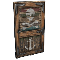 Pirate Wooden Door