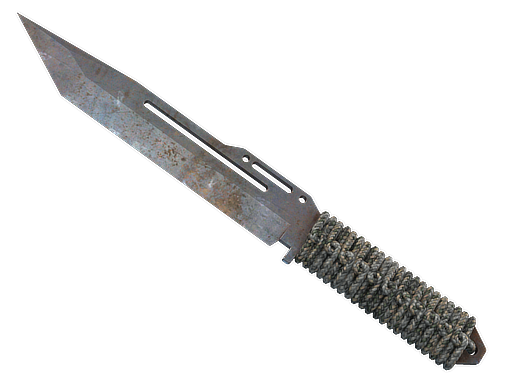 ★ Paracord Knife | Rust Coat (Well-Worn)