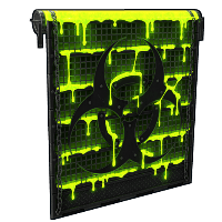 Biohazard Bunker Garage Door