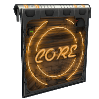 Neon Core Garage Door