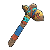 Abstraction Stone Hatchet