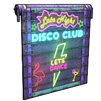 Dance Club Garage Door